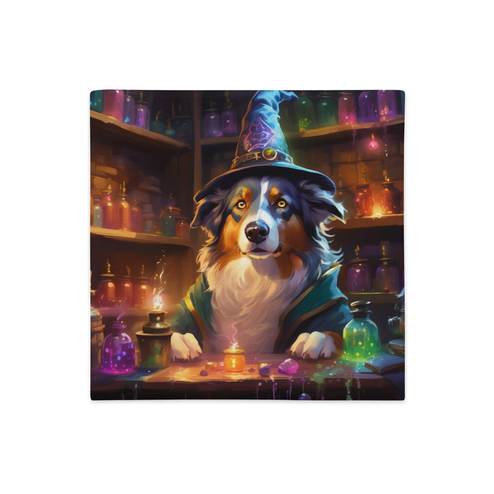 PugMug Custom Australian Shepherd Dog Premium Pillow Case