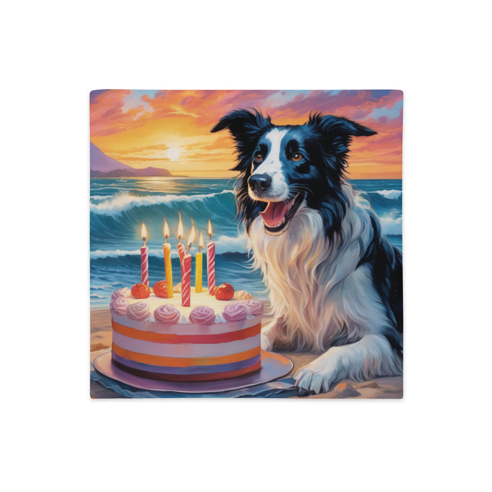 PugMug Custom Border Collie Premium Pillow Case