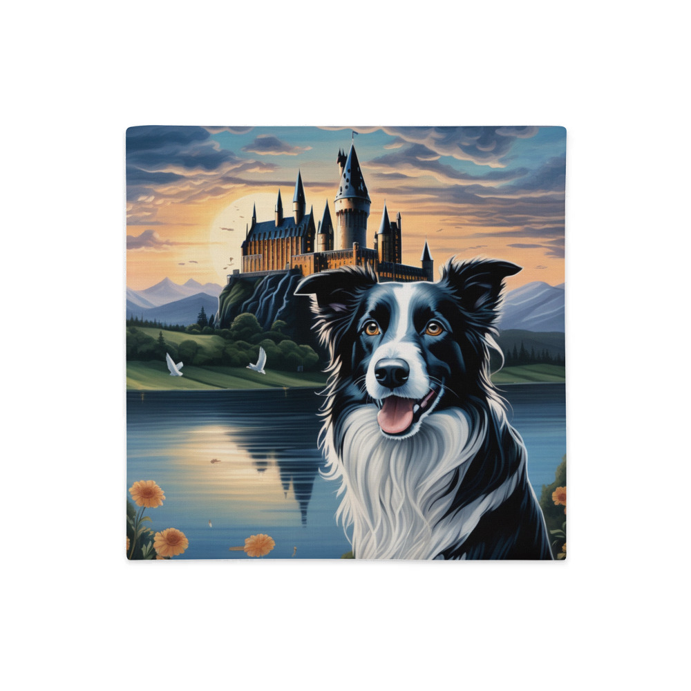 PugMug Custom Border Collie Premium Pillow Case