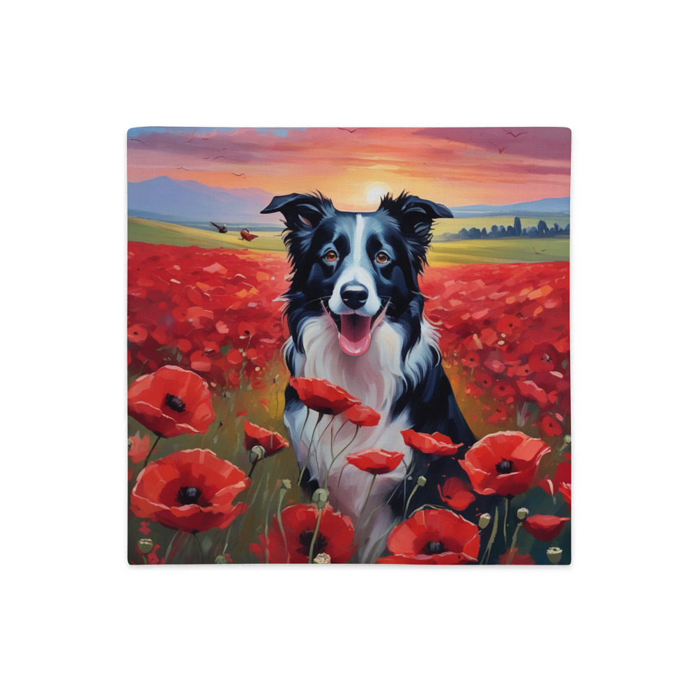 PugMug Custom Border Collie Premium Pillow Case