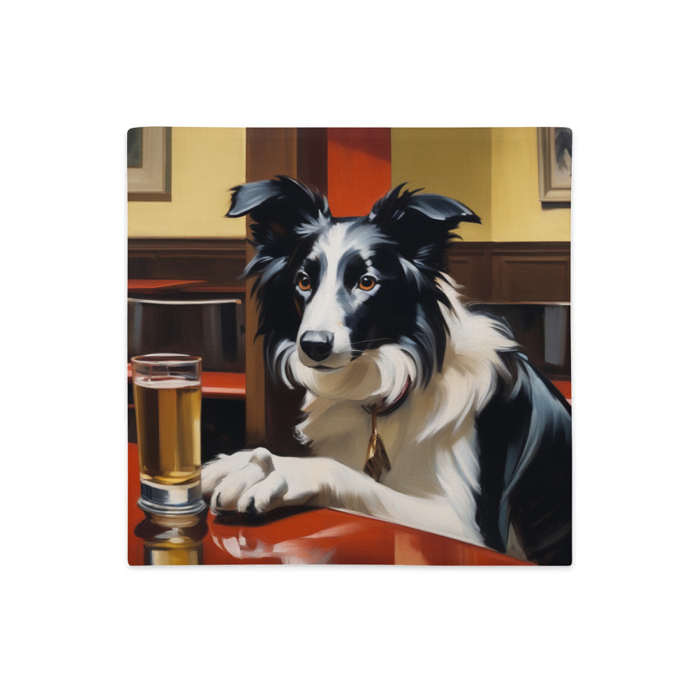 PugMug Custom Border Collie Premium Pillow Case