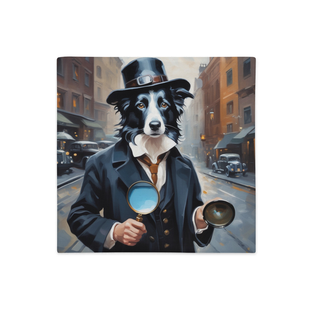 PugMug Custom Border Collie Premium Pillow Case