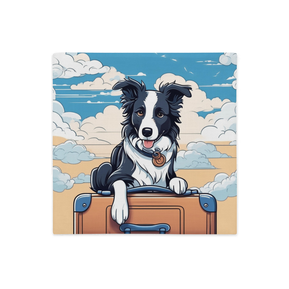 PugMug Custom Border Collie Premium Pillow Case