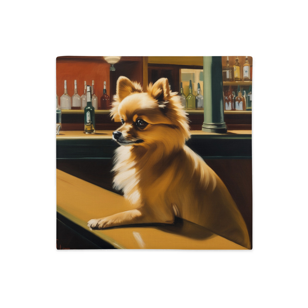 PugMug Custom Tan Pomeranian Premium Pillow Case