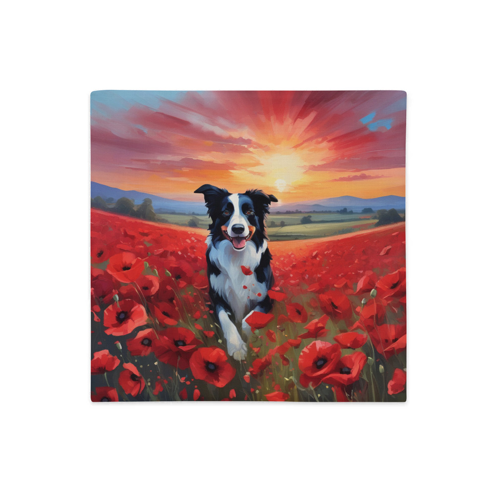 PugMug Custom Border Collie Premium Pillow Case
