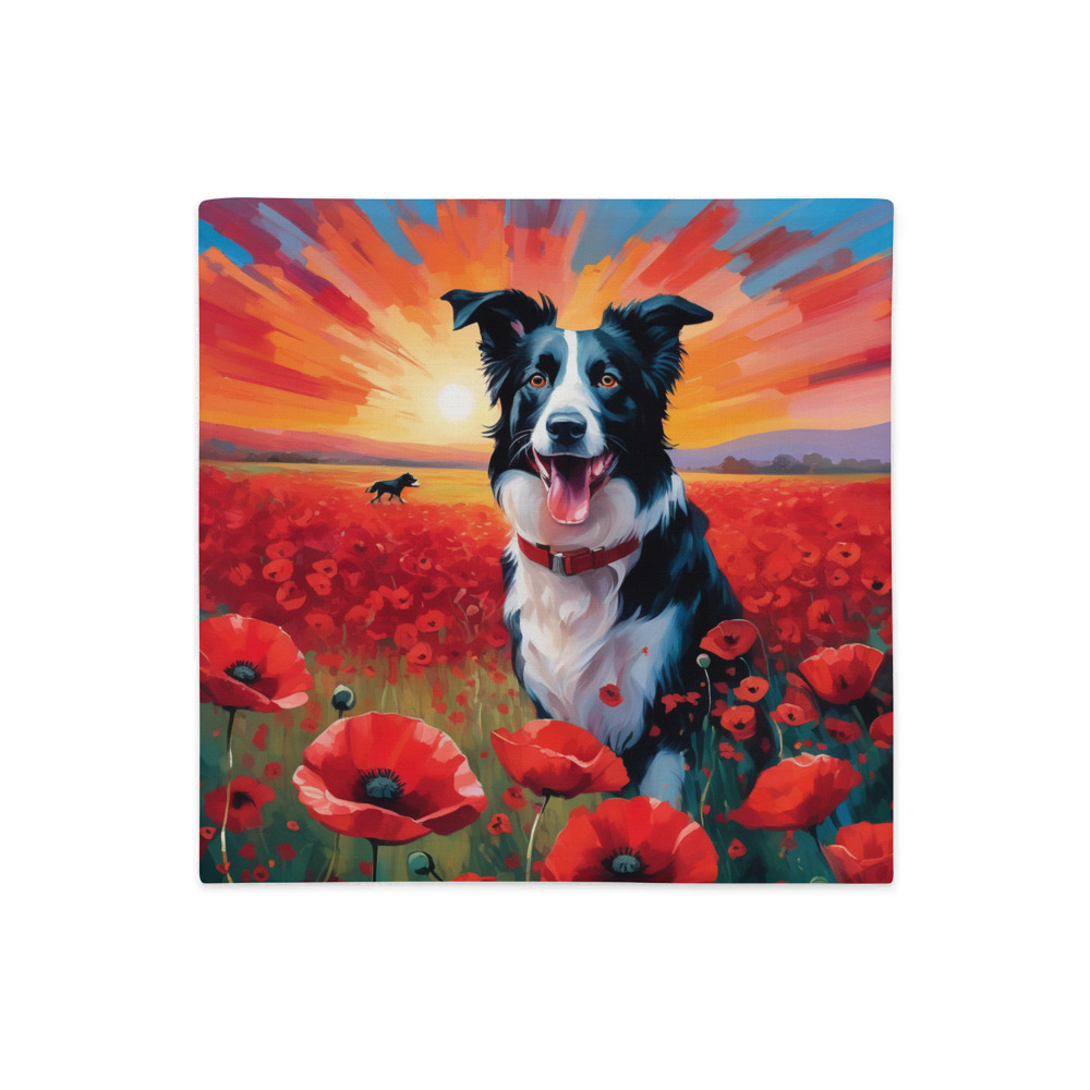 PugMug Custom Border Collie Premium Pillow Case