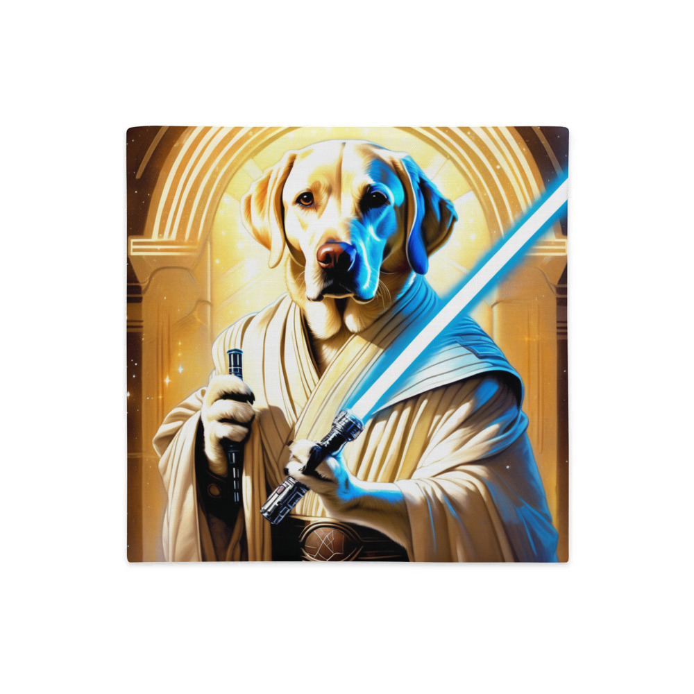 PugMug Custom White Labrador Retriever Premium Pillow Case