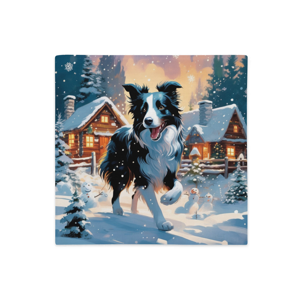 PugMug Custom Border Collie Premium Pillow Case