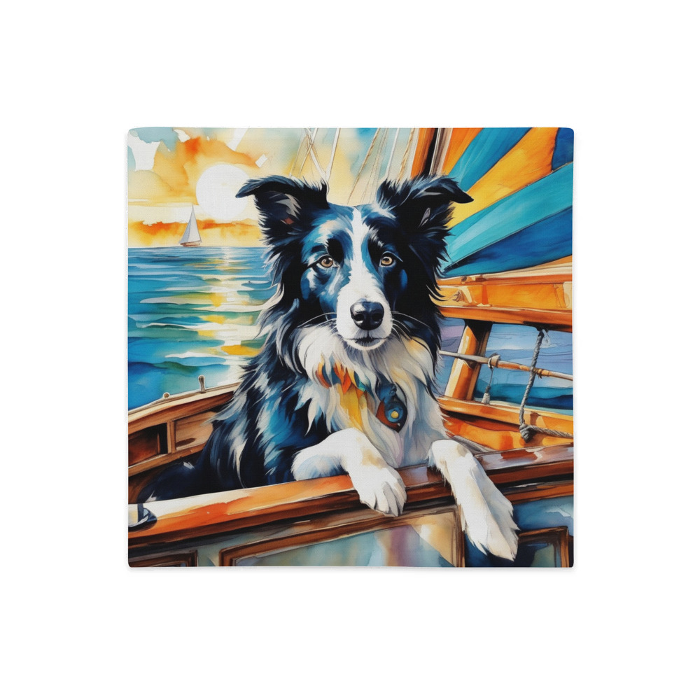 PugMug Custom Border Collie Premium Pillow Case