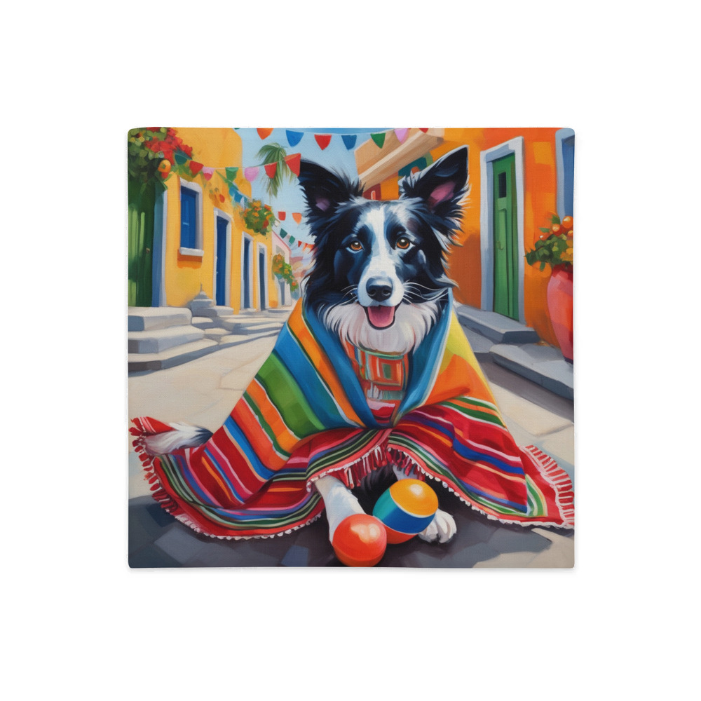 PugMug Custom Border Collie Premium Pillow Case