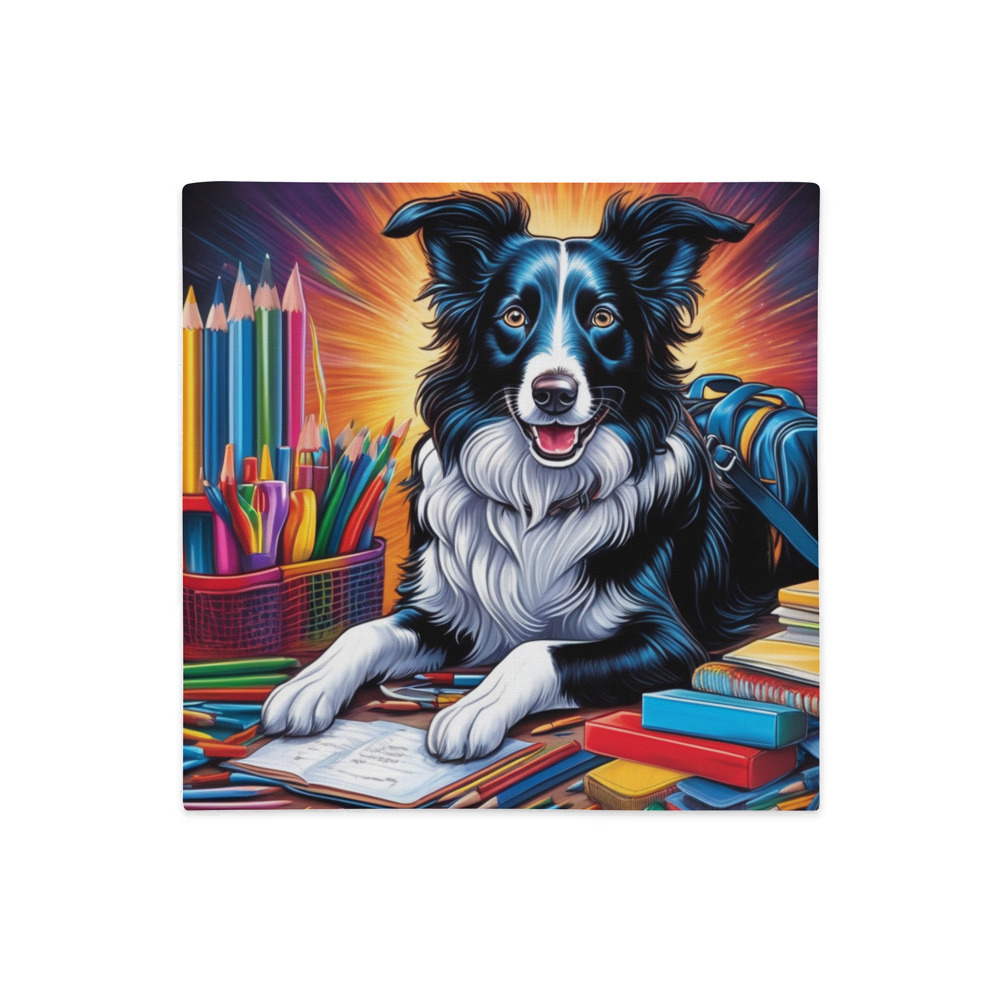 PugMug Custom Border Collie Premium Pillow Case