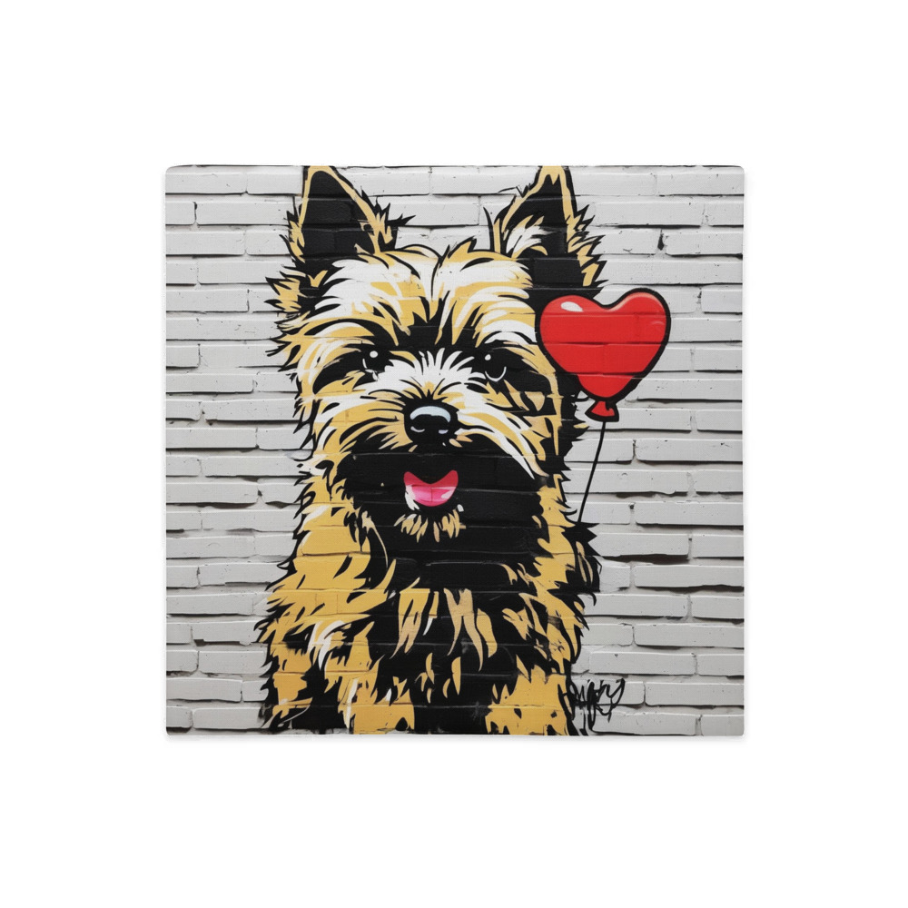 PugMug Custom Cairn Terrier Premium Pillow Case