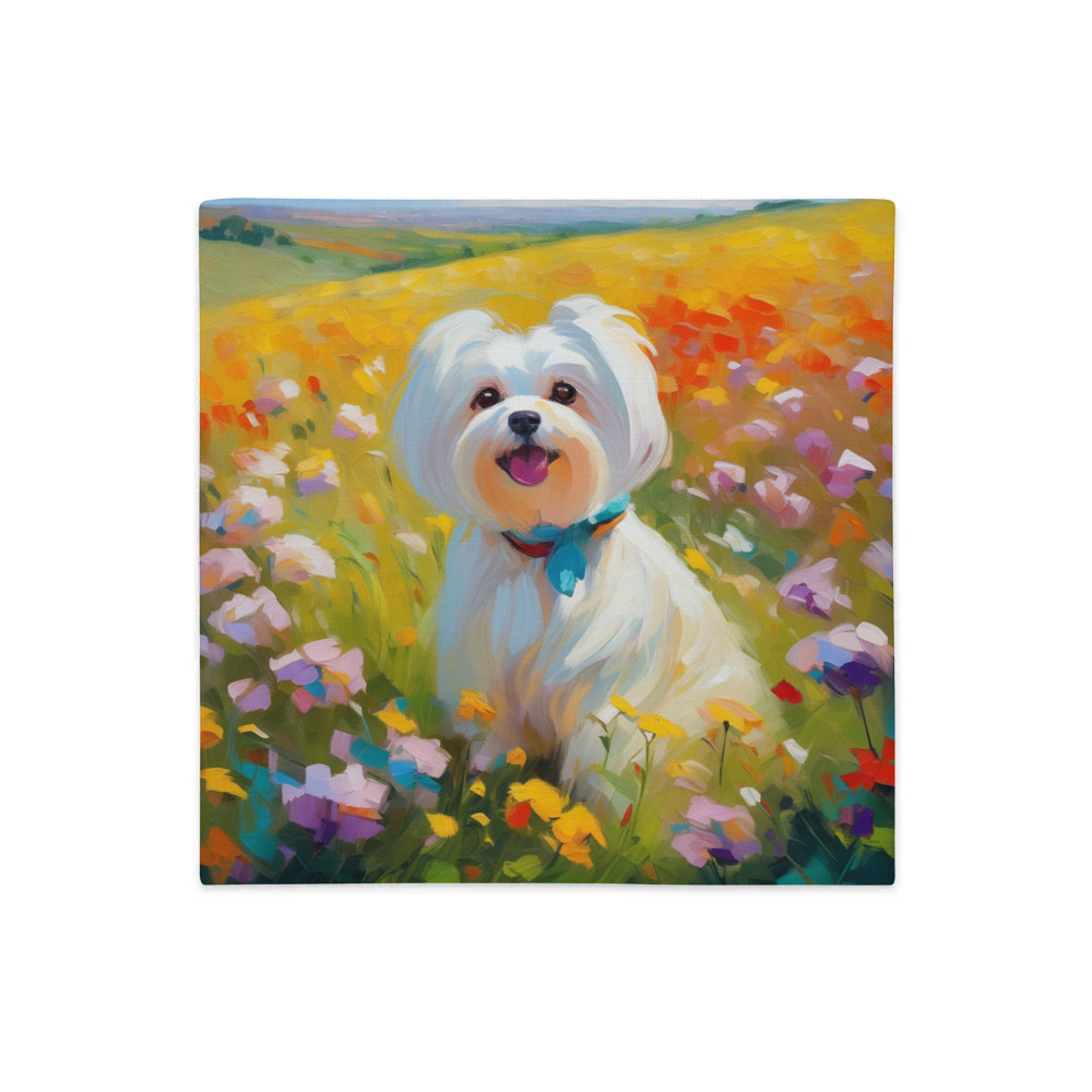 PugMug Custom Maltese Dog Premium Pillow Case