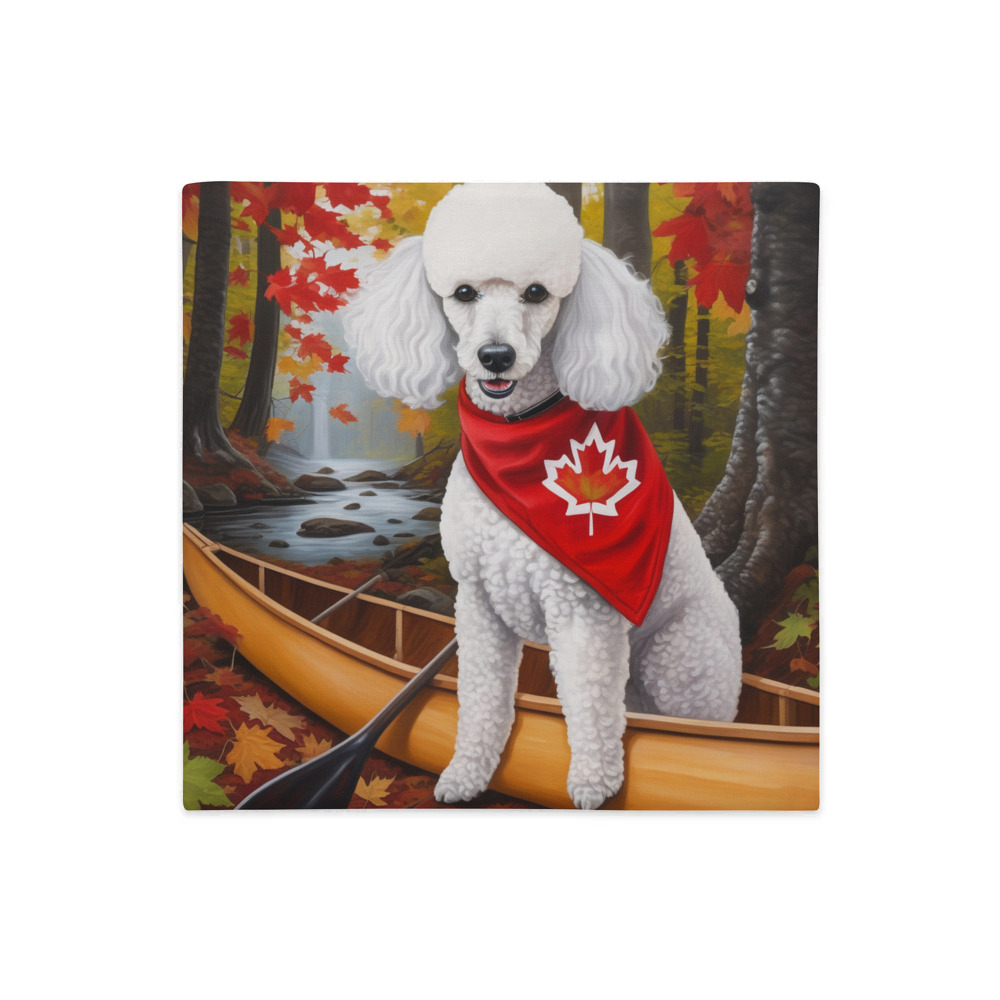 PugMug Custom White Poodle Premium Pillow Case