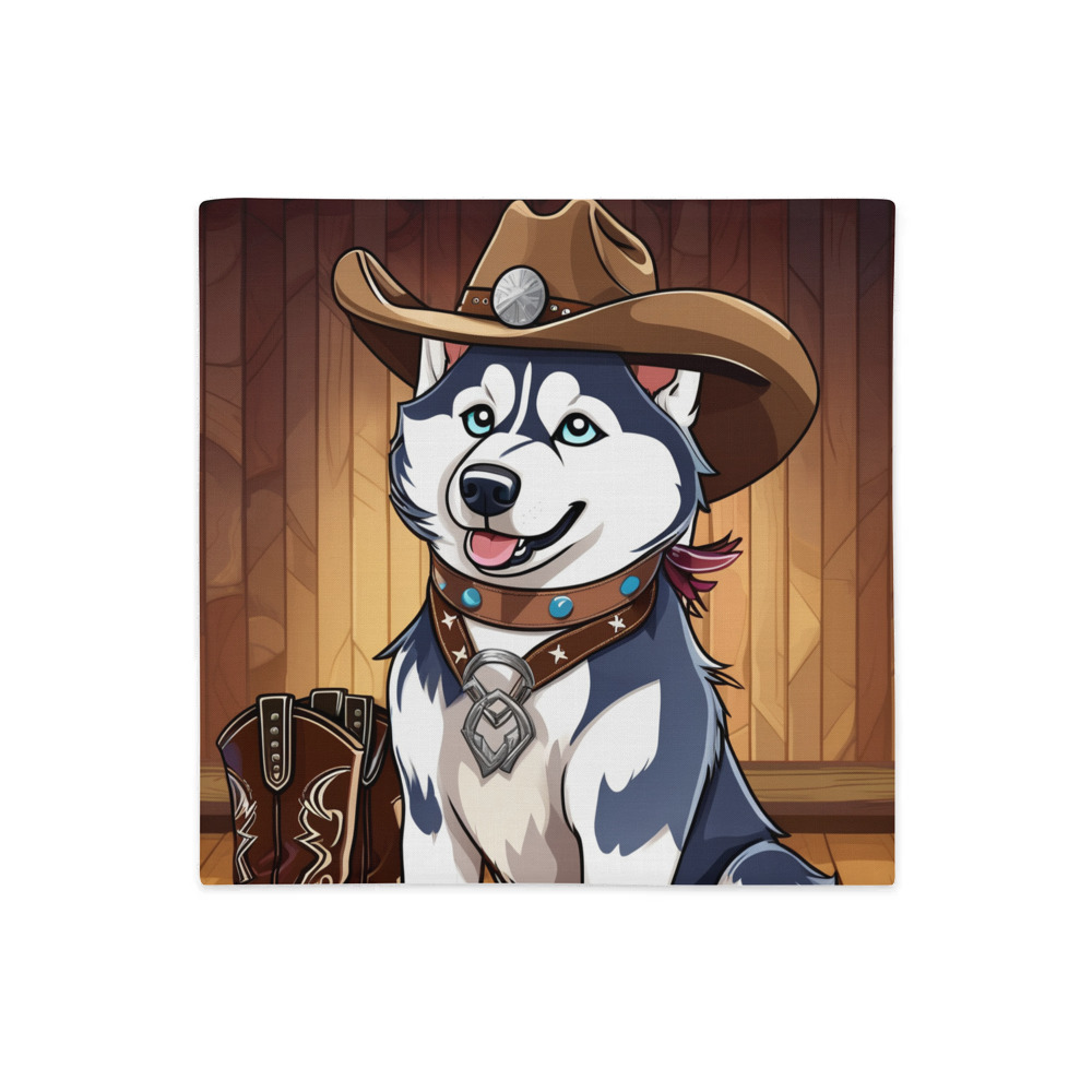 PugMug Custom Siberian Husky Premium Pillow Case