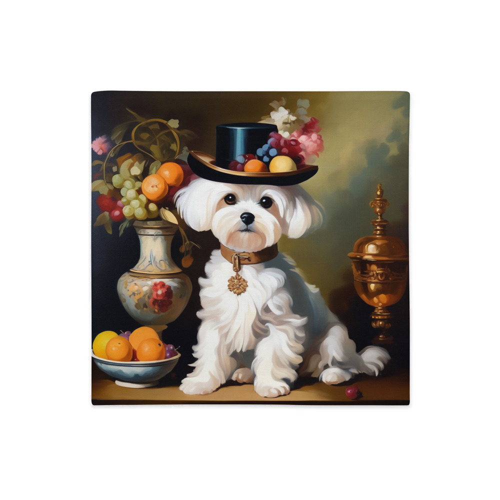 PugMug Custom Maltese Dog Premium Pillow Case