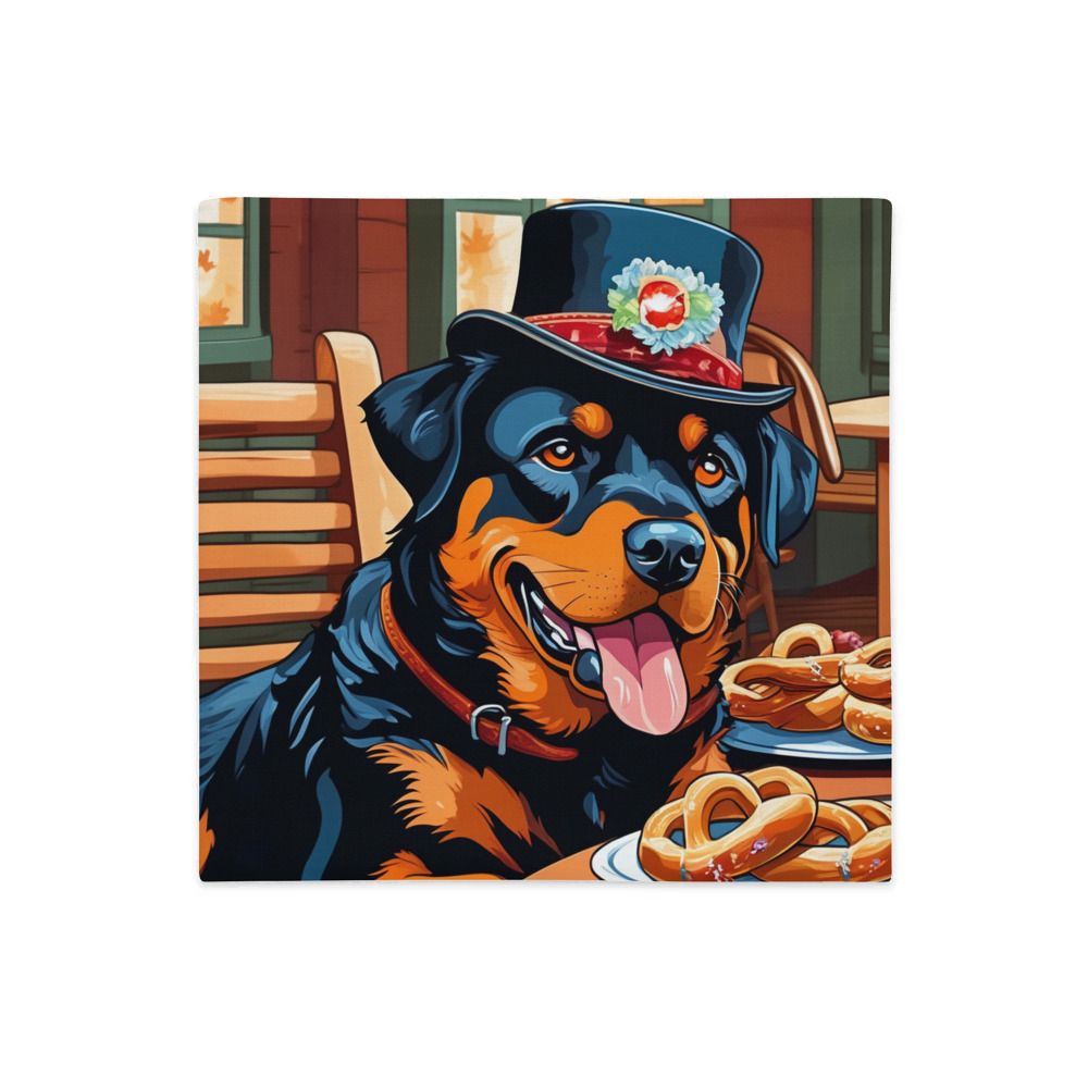 PugMug Custom Rottweiler Premium Pillow Case