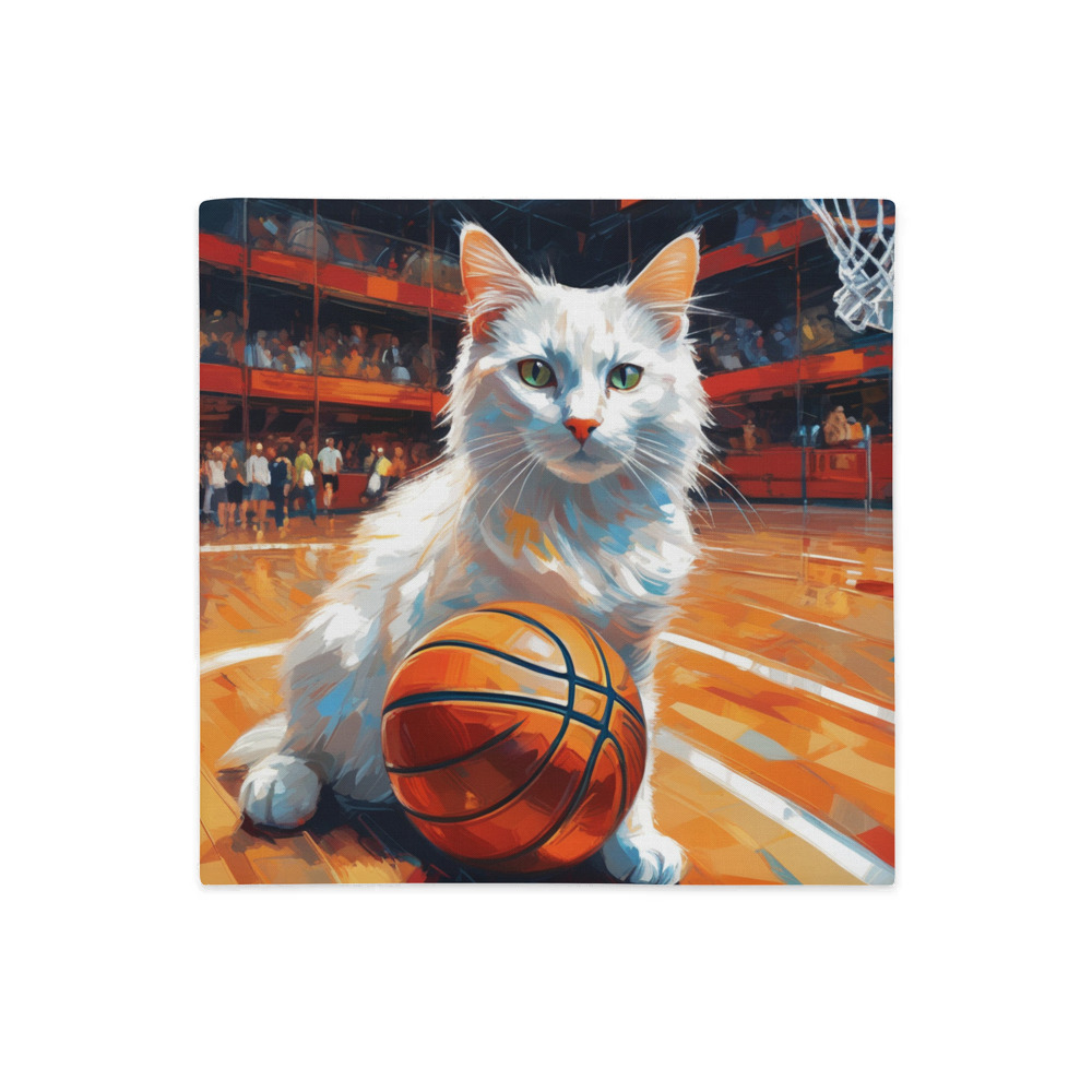 PugMug Custom White Companion Cat Premium Pillow Case