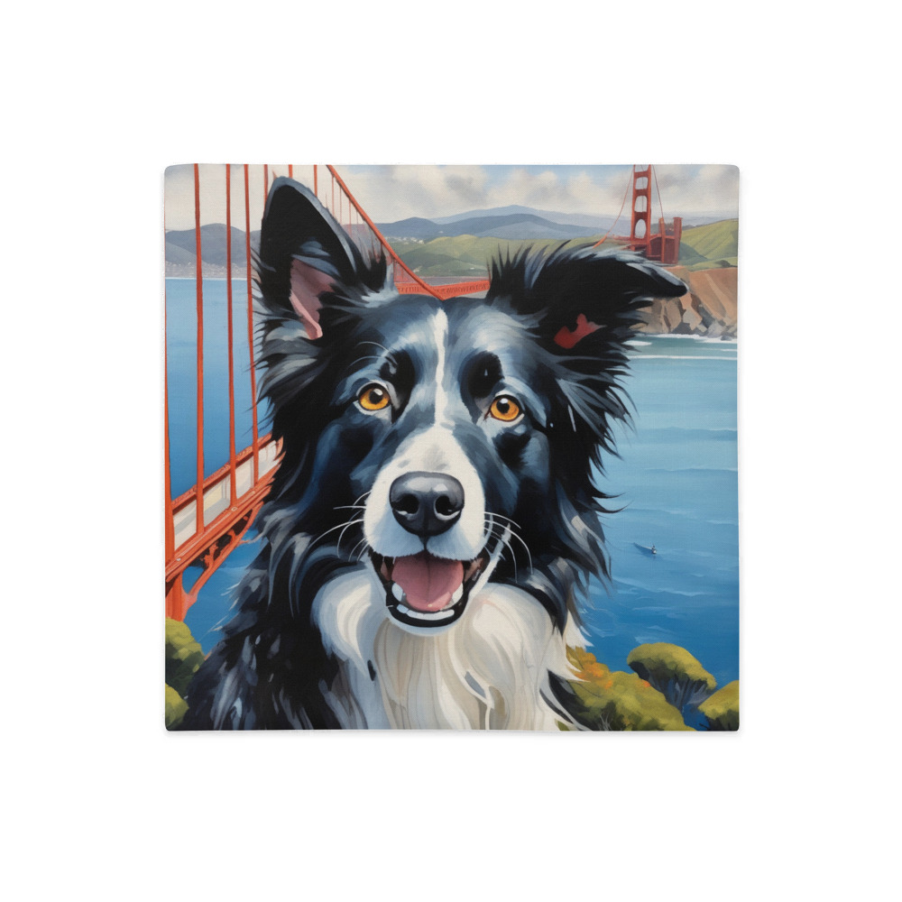 PugMug Custom Border Collie Premium Pillow Case