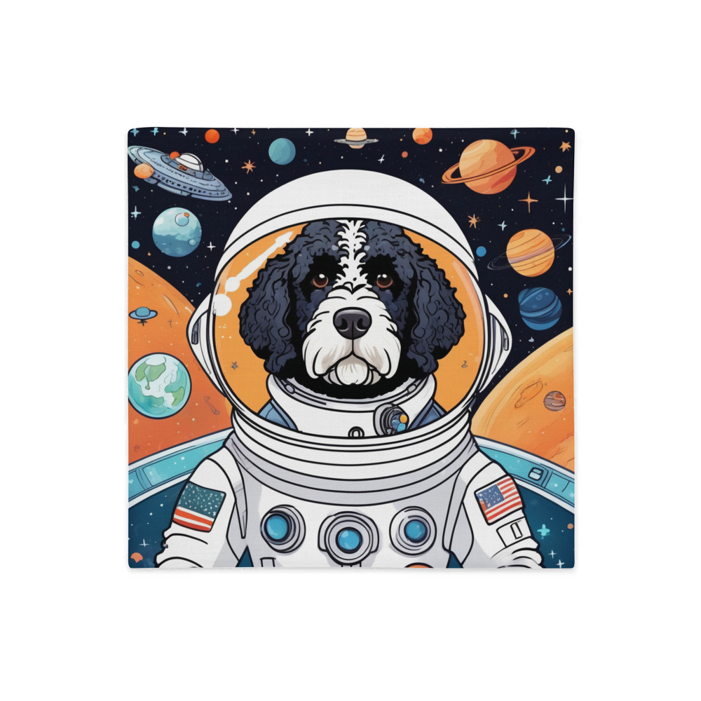 PugMug Custom Portuguese Water Dog Premium Pillow Case