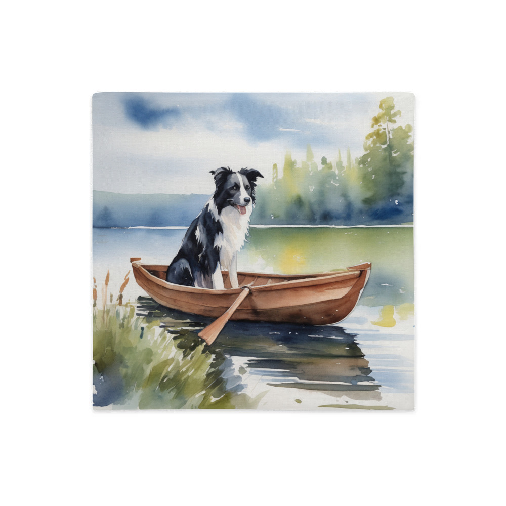 PugMug Custom Border Collie Premium Pillow Case