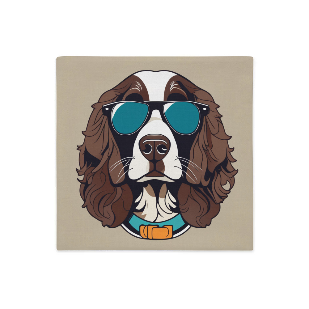 PugMug Custom English Springer Spaniel Premium Pillow Case