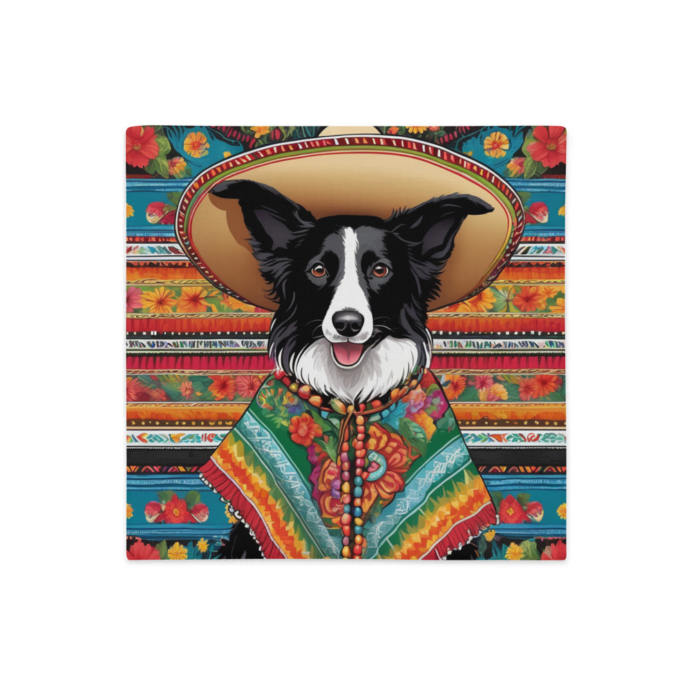 PugMug Custom Border Collie Premium Pillow Case