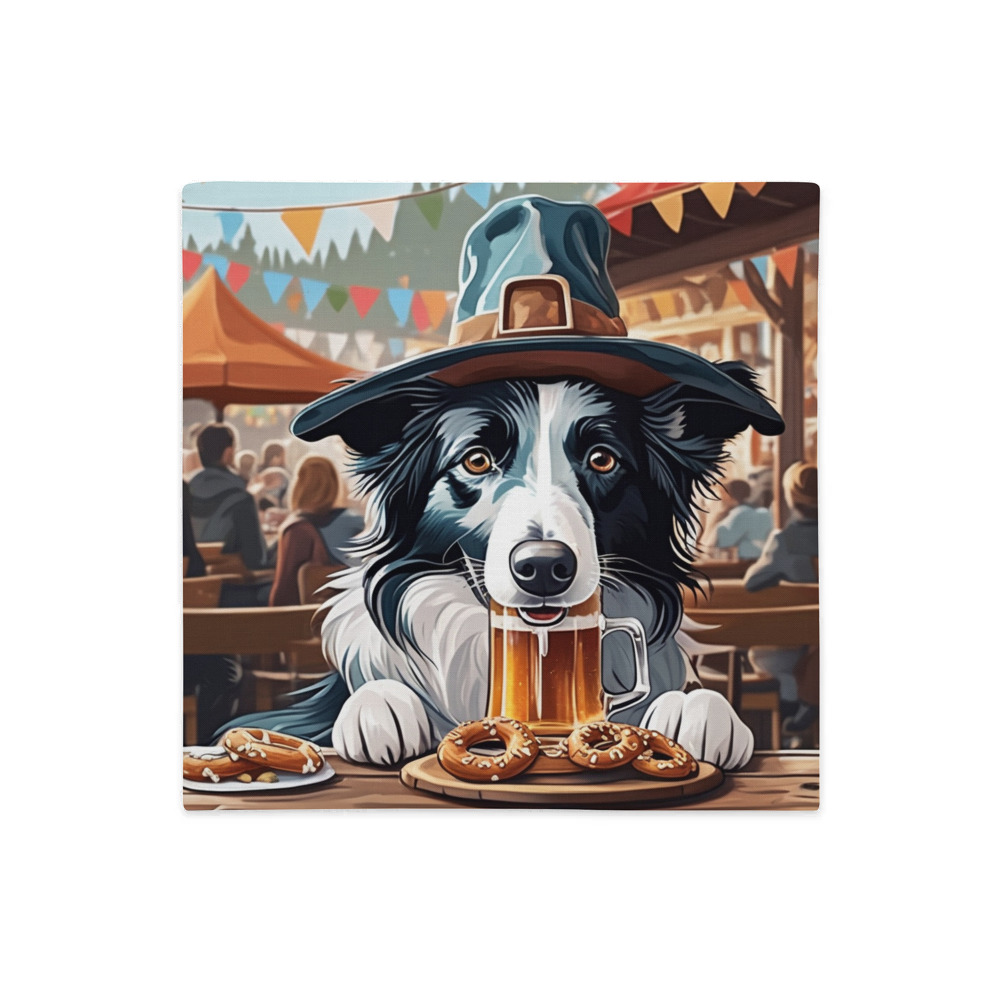 PugMug Custom Border Collie Premium Pillow Case