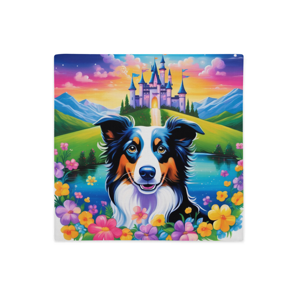 PugMug Custom Border Collie Premium Pillow Case