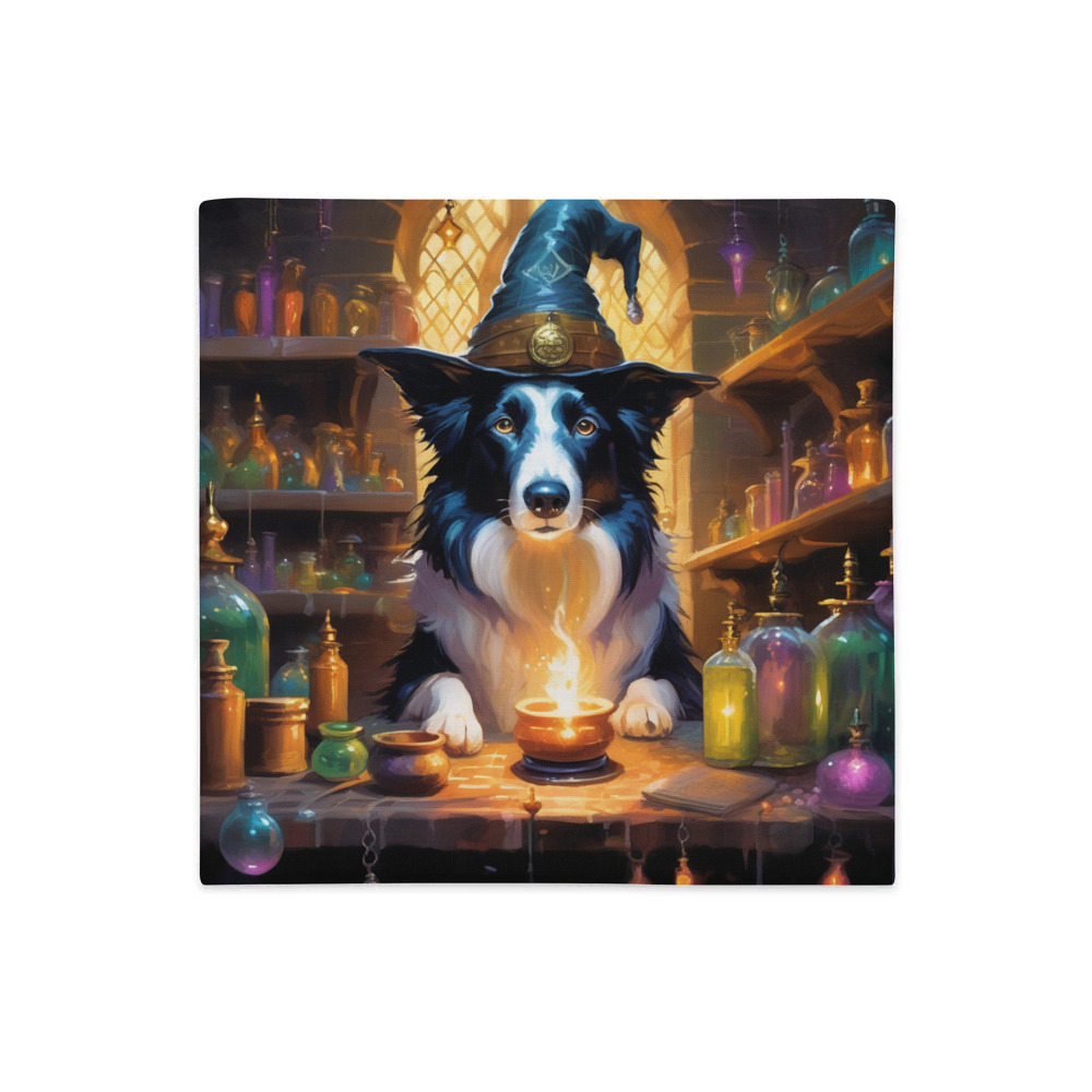 PugMug Custom Border Collie Premium Pillow Case