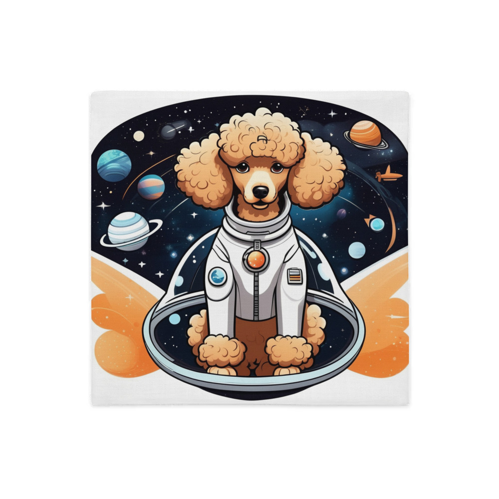 PugMug Custom Tan Poodle Premium Pillow Case