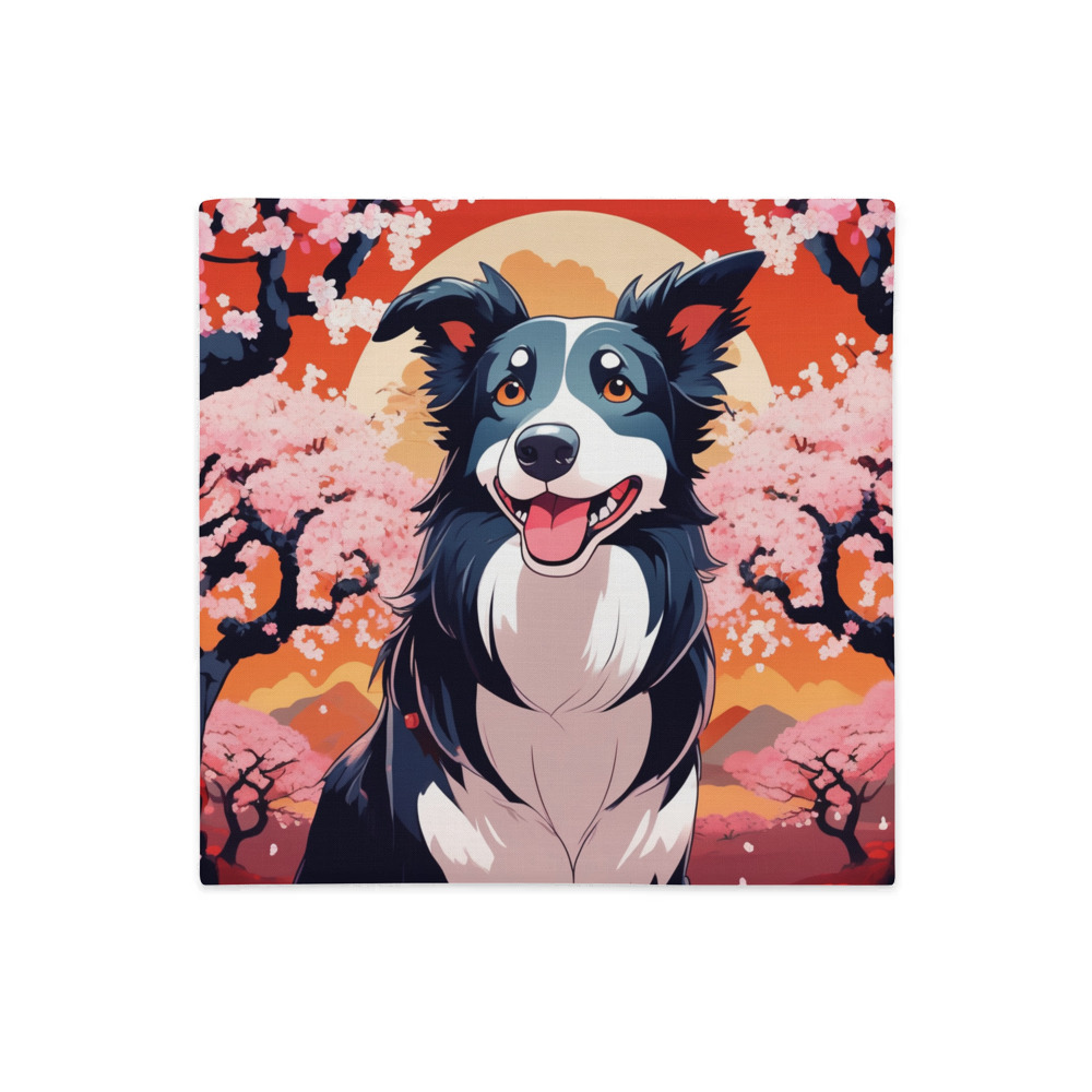 PugMug Custom Border Collie Premium Pillow Case