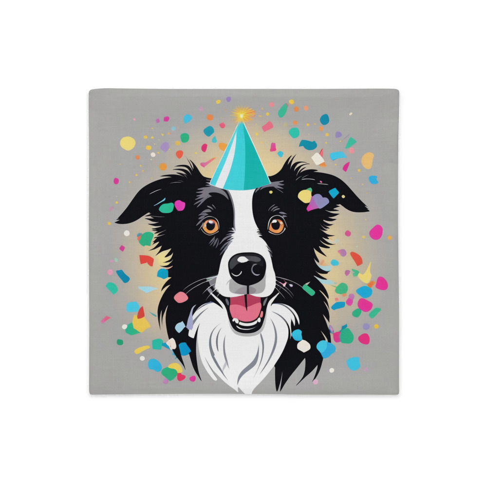 PugMug Custom Border Collie Premium Pillow Case