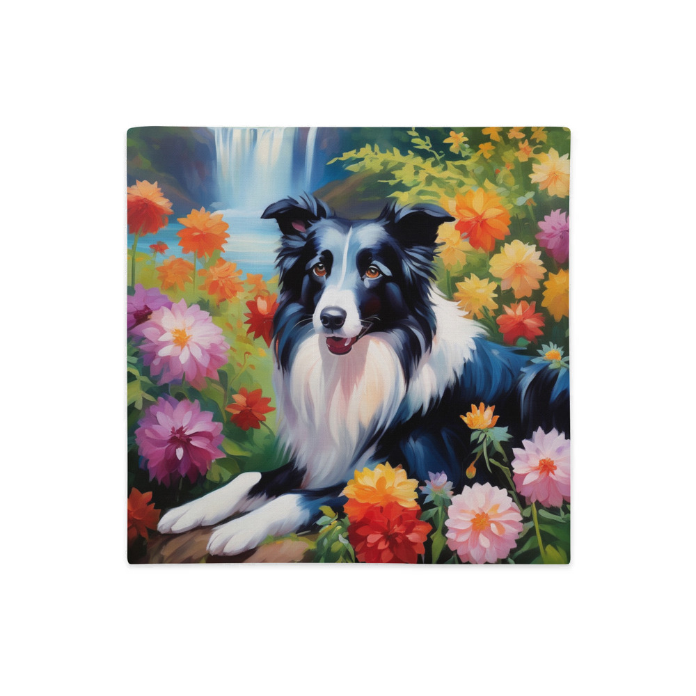 PugMug Custom Border Collie Premium Pillow Case