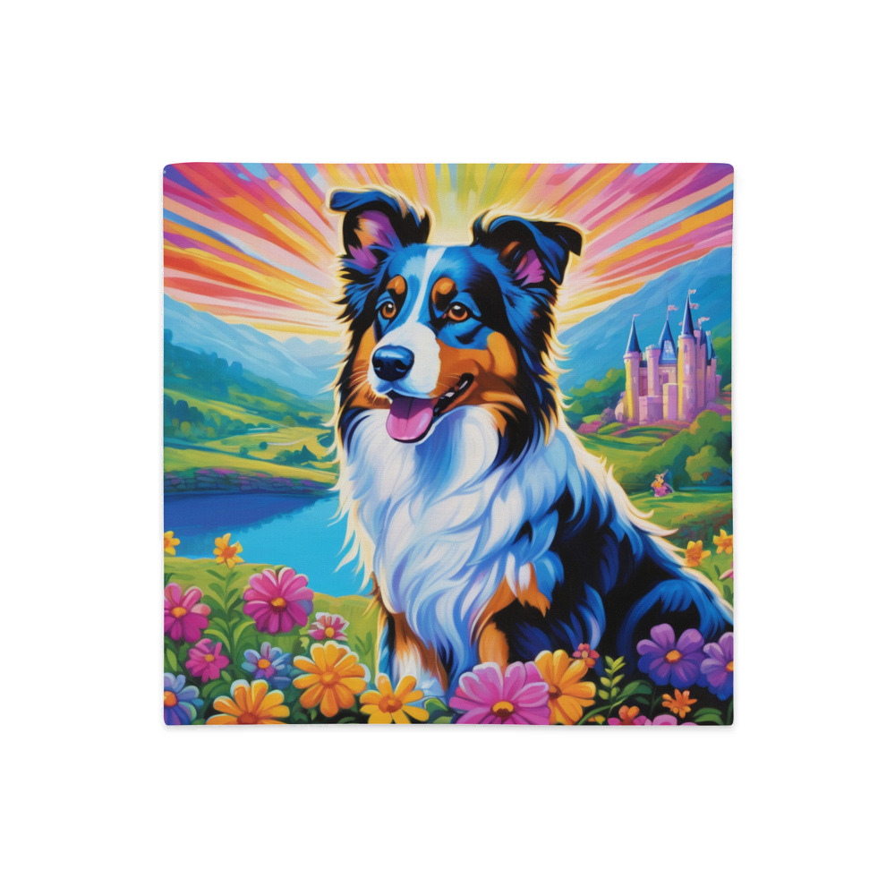 PugMug Custom Australian Shepherd Dog Premium Pillow Case