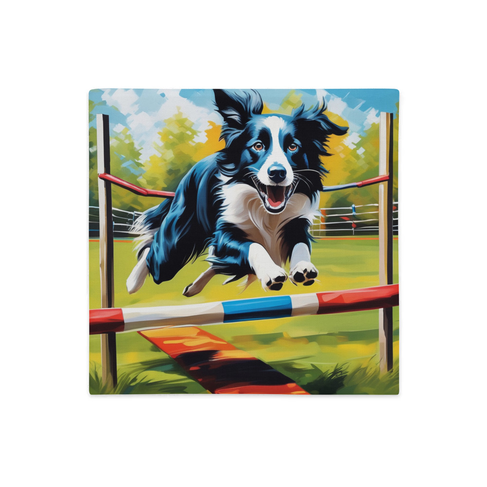 PugMug Custom Border Collie Premium Pillow Case