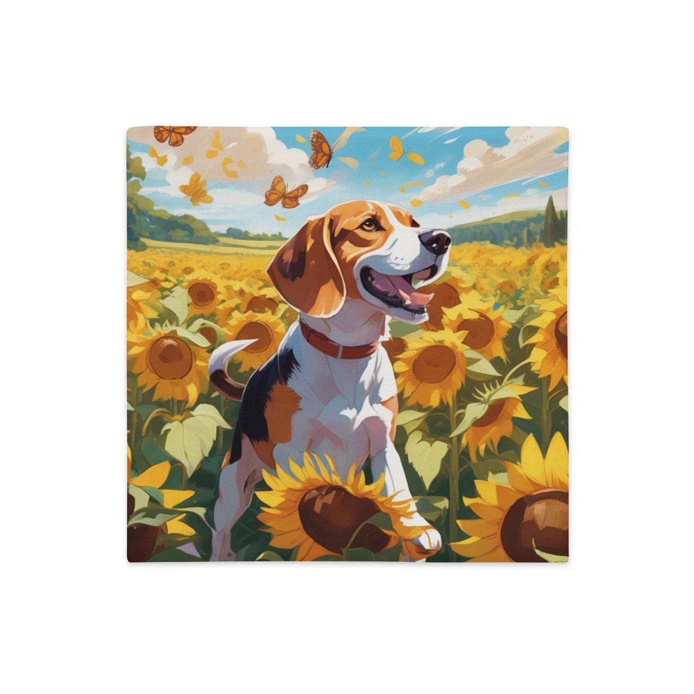 PugMug Custom Beagle Premium Pillow Case