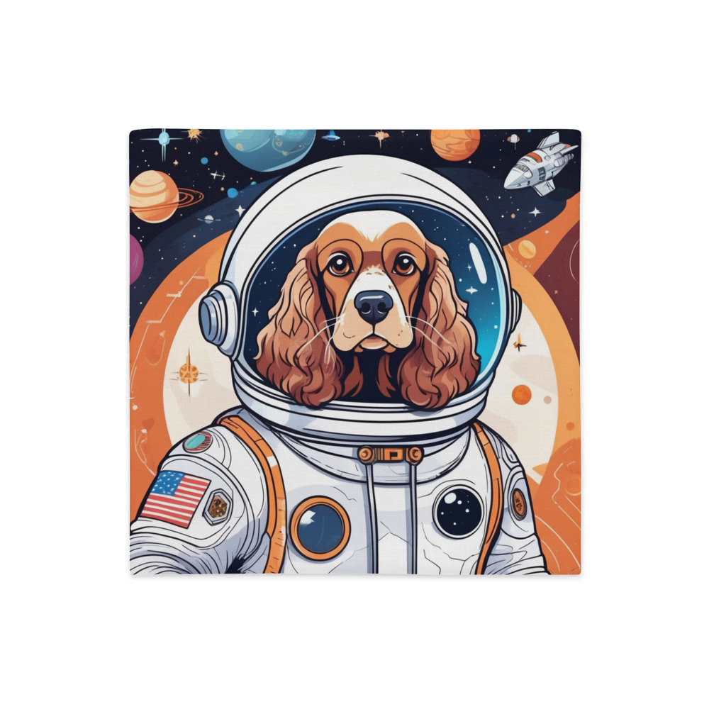 PugMug Custom Cocker Spaniel Premium Pillow Case