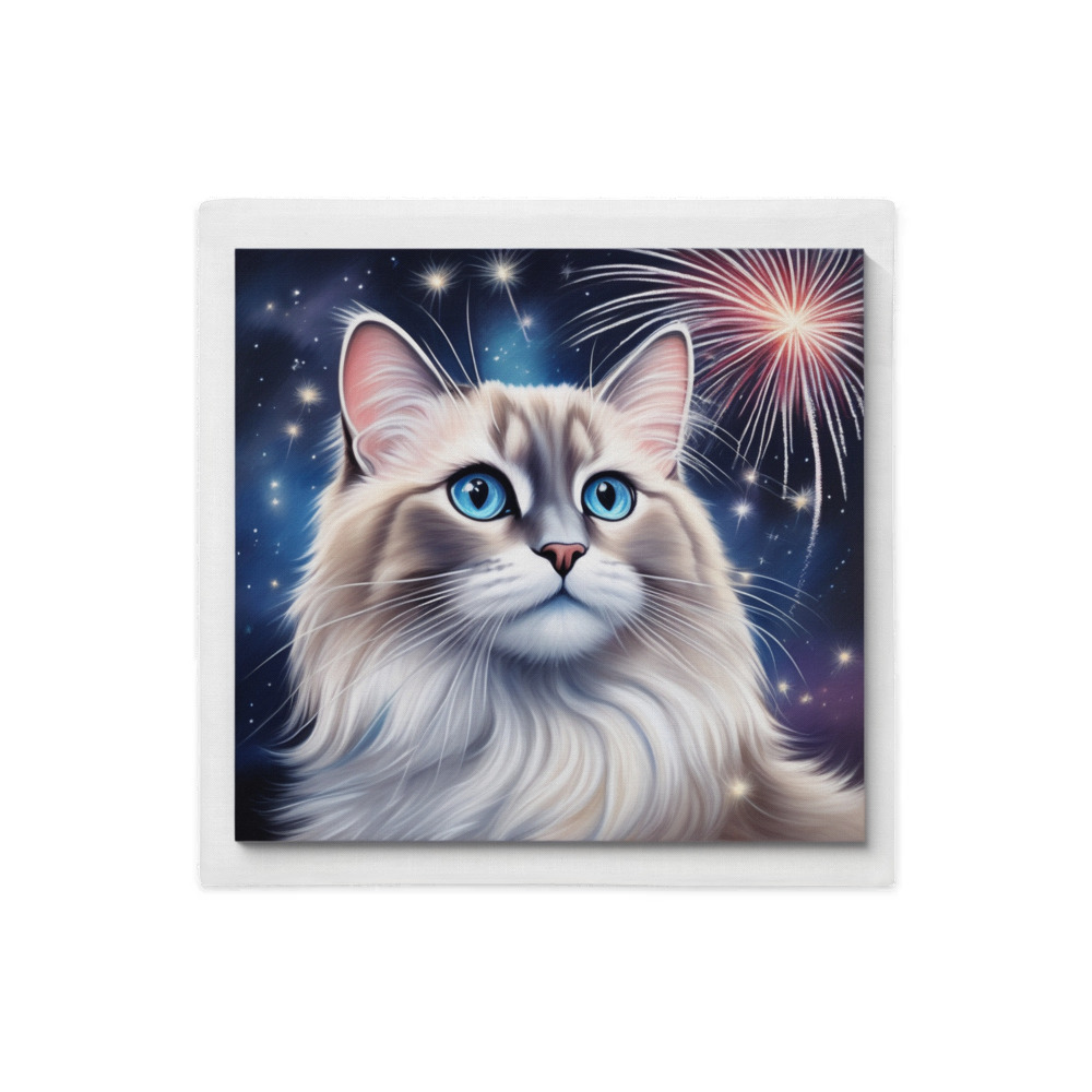 PugMug Custom Tabby Ragdoll Cat Premium Pillow Case