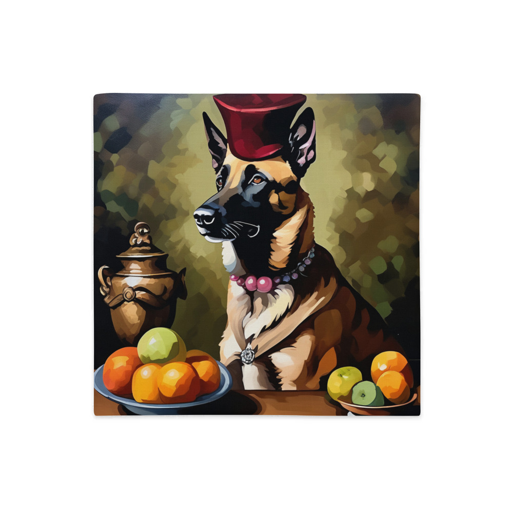 PugMug Custom Belgian Malinois Premium Pillow Case