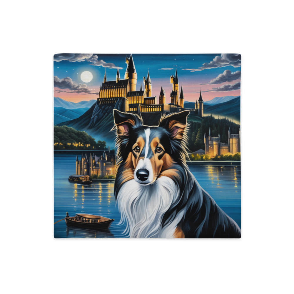 PugMug Custom Collie Premium Pillow Case