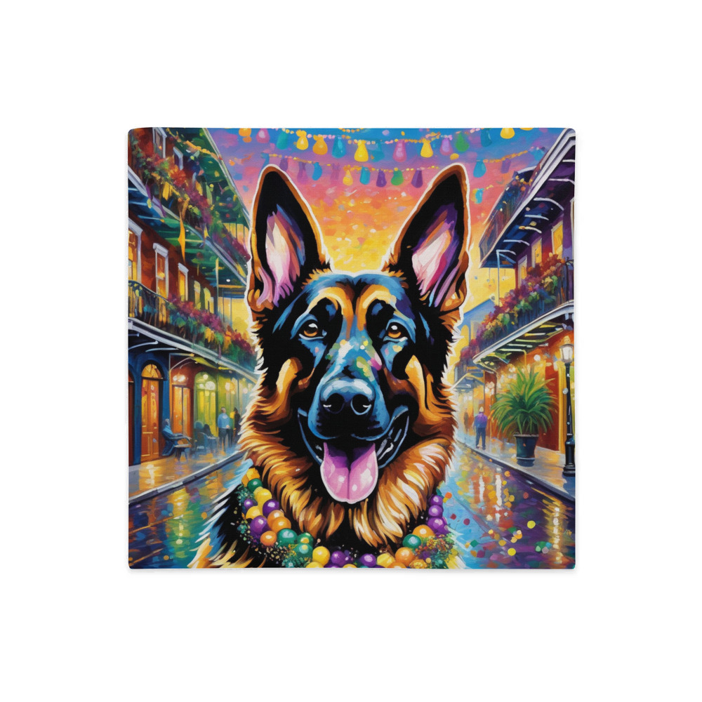 PugMug Custom German Shepherd Dog Premium Pillow Case