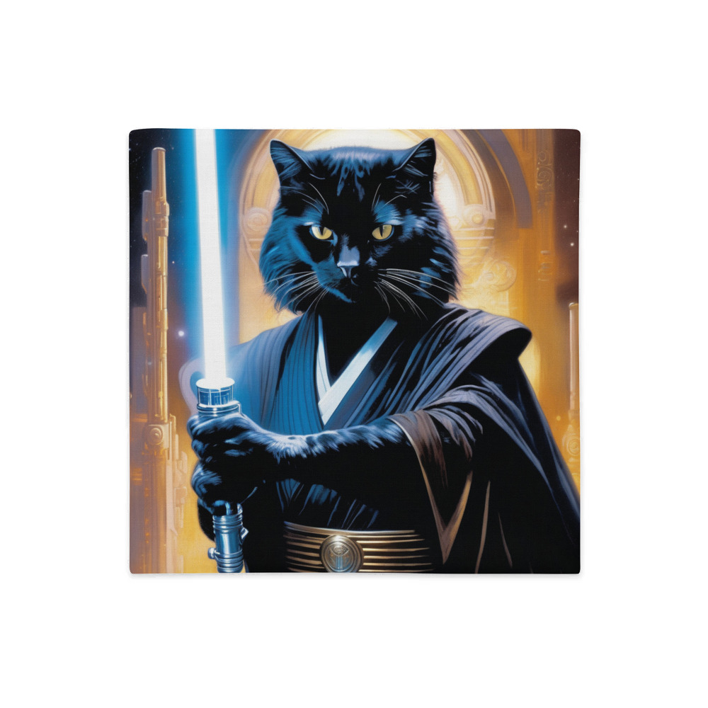 PugMug Custom Black Exotic Cat Premium Pillow Case