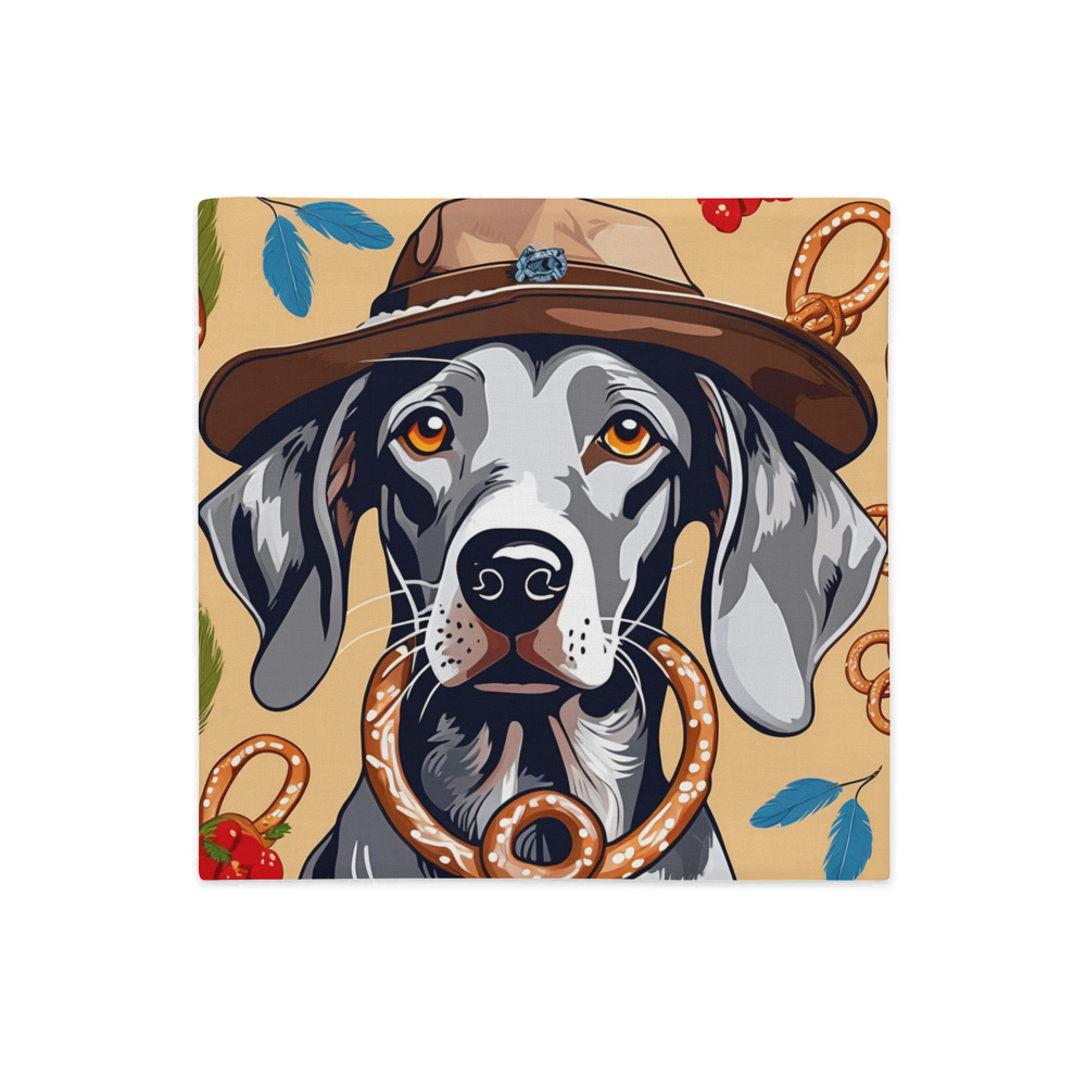 PugMug Custom Weimaraner Premium Pillow Case