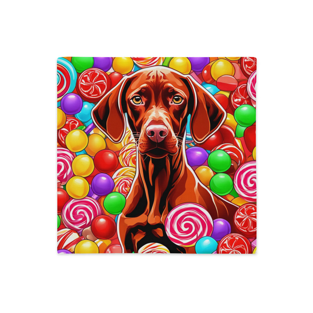 PugMug Custom Vizsla Premium Pillow Case