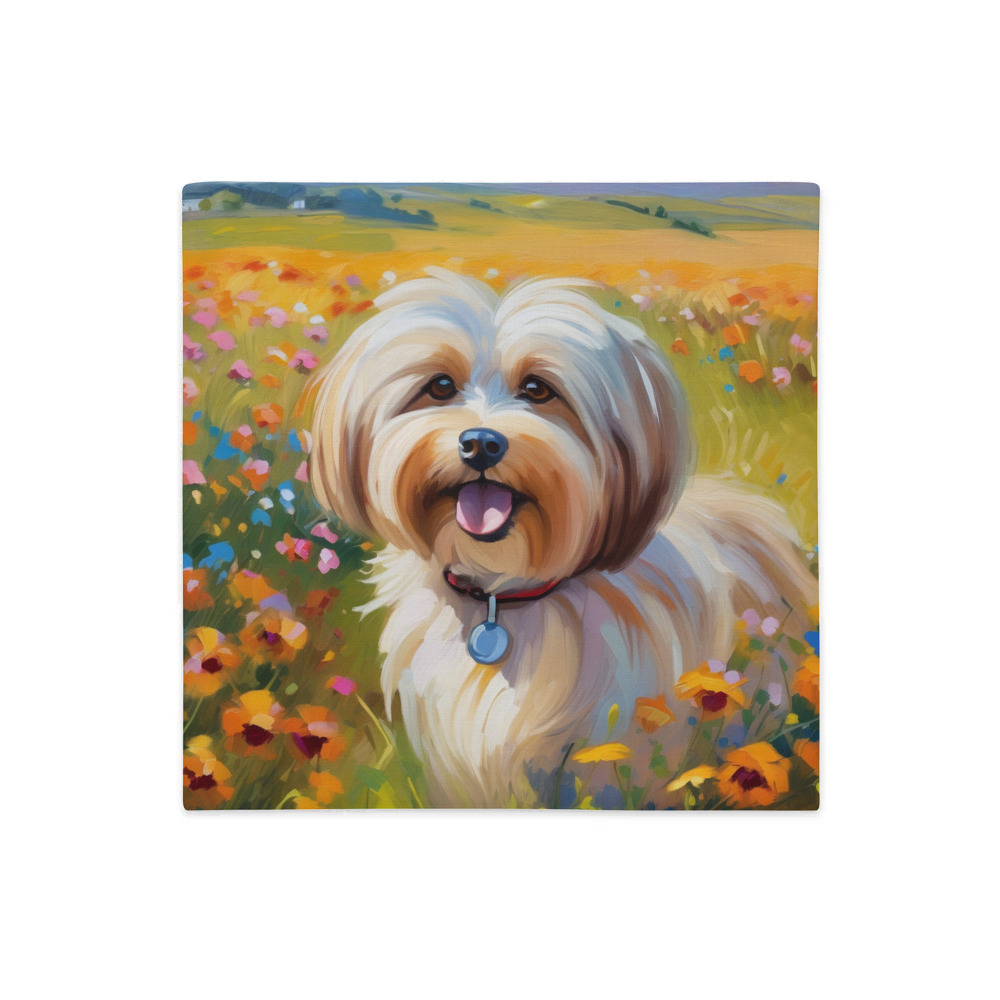 PugMug Custom Tan Havanese Dog Premium Pillow Case