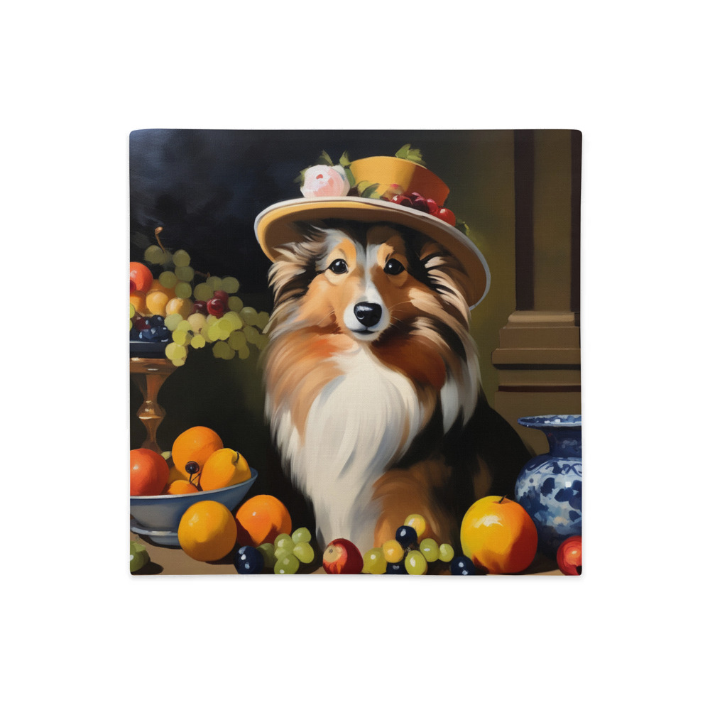 PugMug Custom Shetland Sheepdog Premium Pillow Case