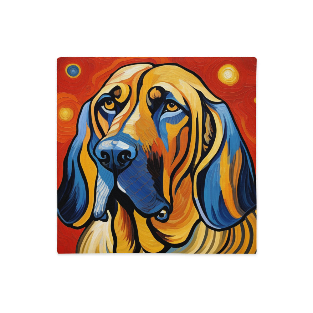 PugMug Custom Bloodhound Premium Pillow Case