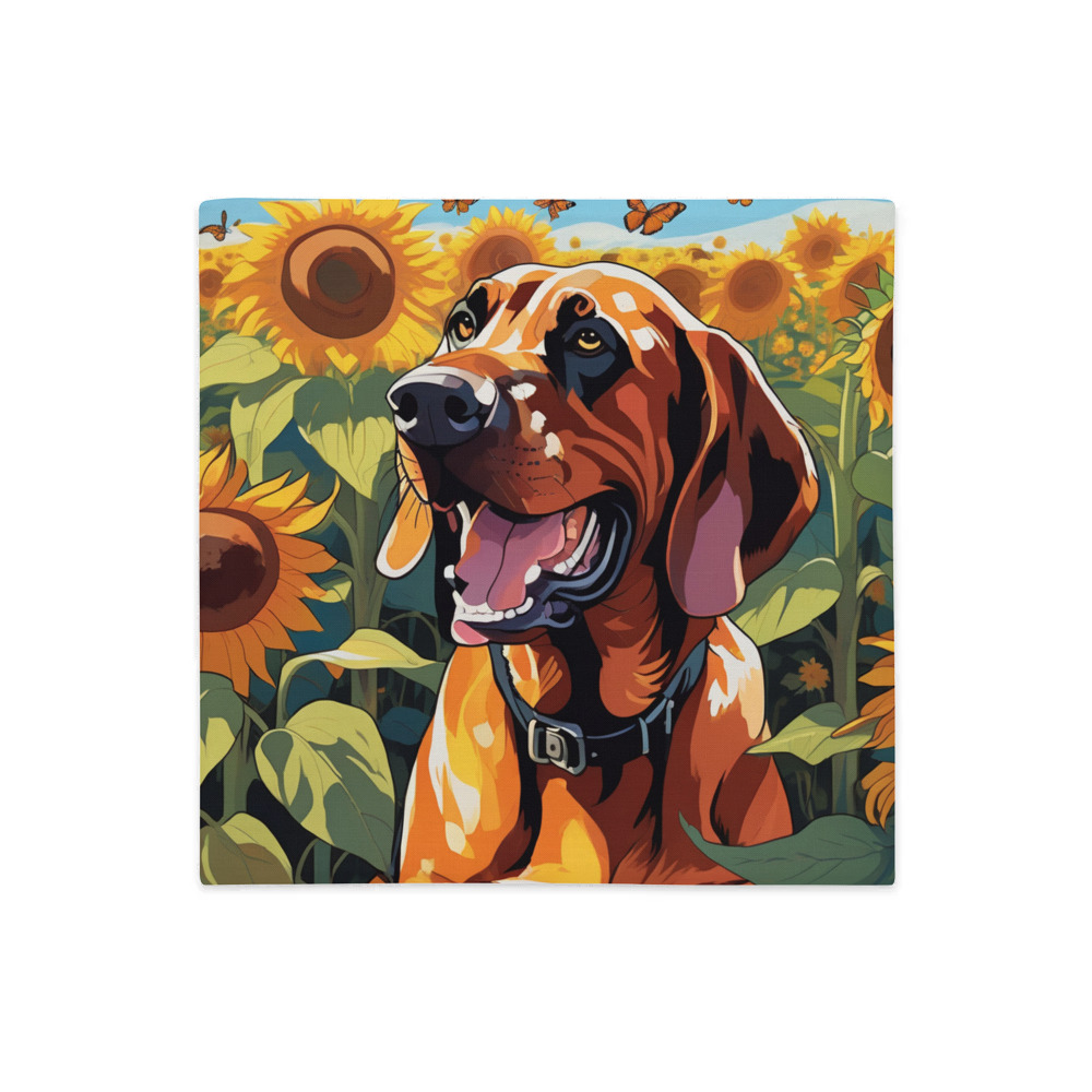 PugMug Custom Bloodhound Premium Pillow Case