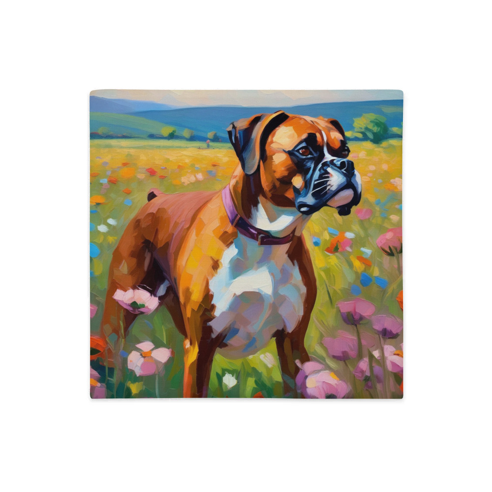 PugMug Custom Boxer Dog Premium Pillow Case